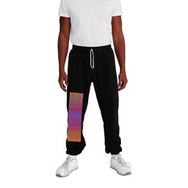 70s Retro Colors Panton Inspired Space Age Abstract Sweatpants