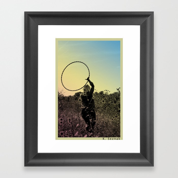 hula Framed Art Print