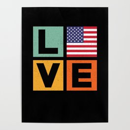 USA Love Poster