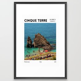 Where to Next: Cinque Terre Framed Art Print