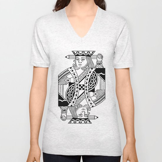 Creativity Is King Unisex V-Neck