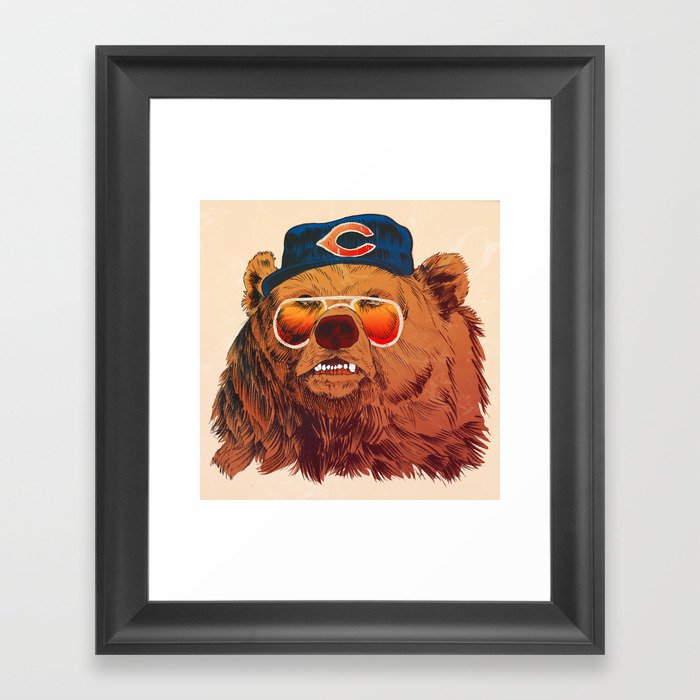 Da Bears Framed Art Print