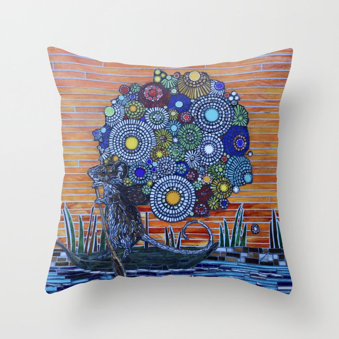 Flowers for Bella Throw Pillow