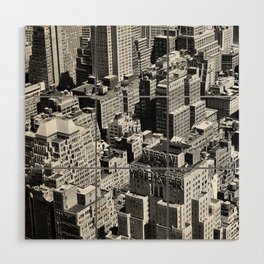 The New Yorker - Midtown Manhattan Wood Wall Art