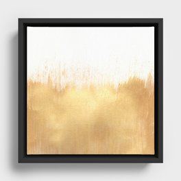 Brushed Gold Framed Canvas