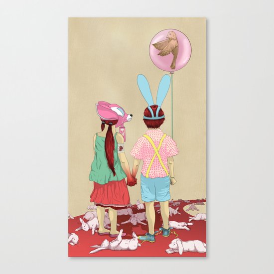 The Terrible Children Canvas Print
