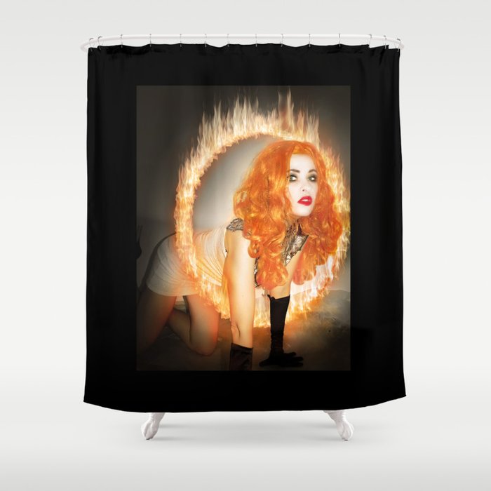Luciferia Shower Curtain