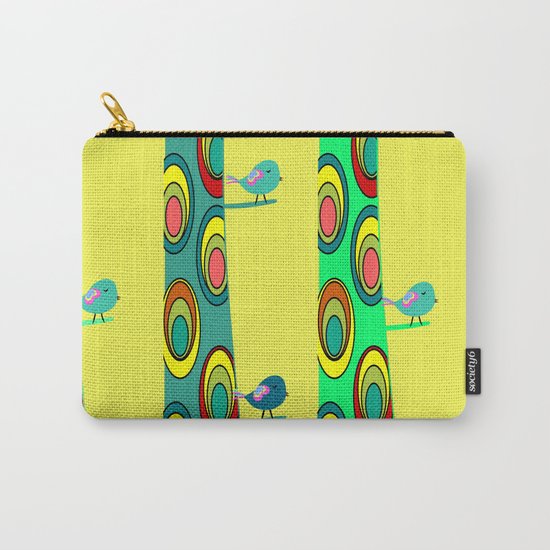 Birds in trees Carry-All Pouch