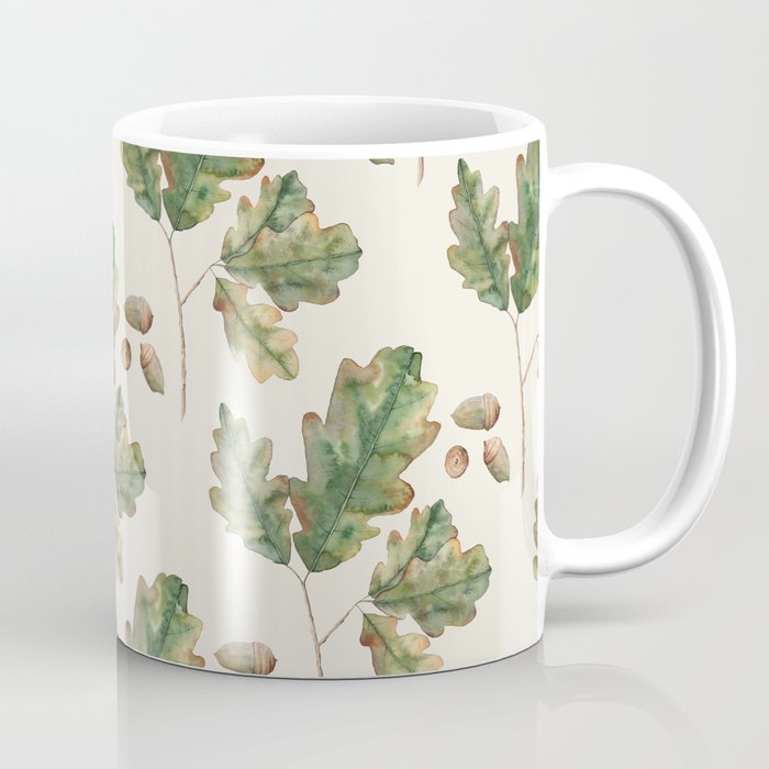 Oak tree green leaves Coffee Mug