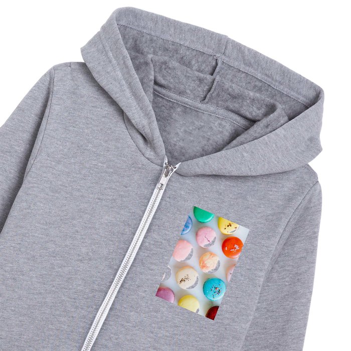 Delicious Macaroons Kids Zip Hoodie