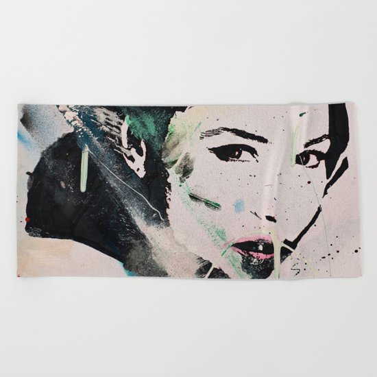Monika Bellucci Beach Towel