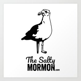 The Salty Gull Art Print