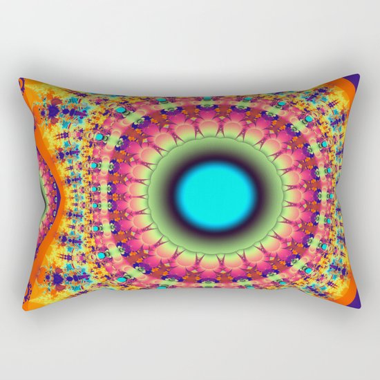 Colourful fantasy pattern Rectangular Pillow
