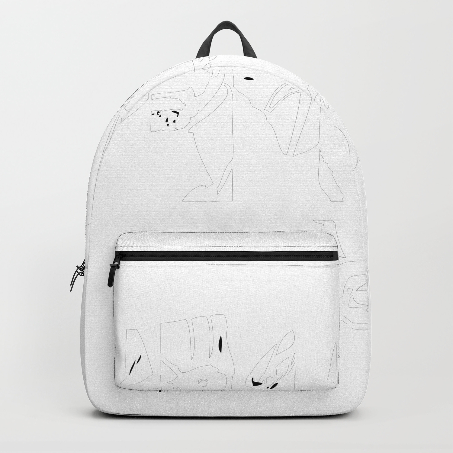backpacks with black characters