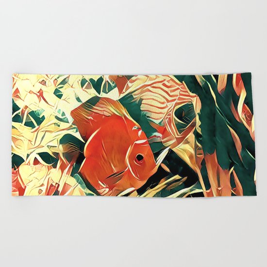 Small Fish Beach Towel