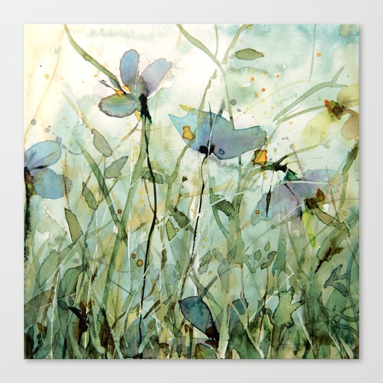 wild garden Canvas Print