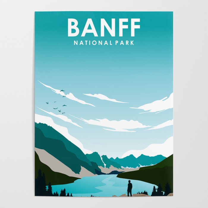 Banff National Park Travel Poster Canada Poster