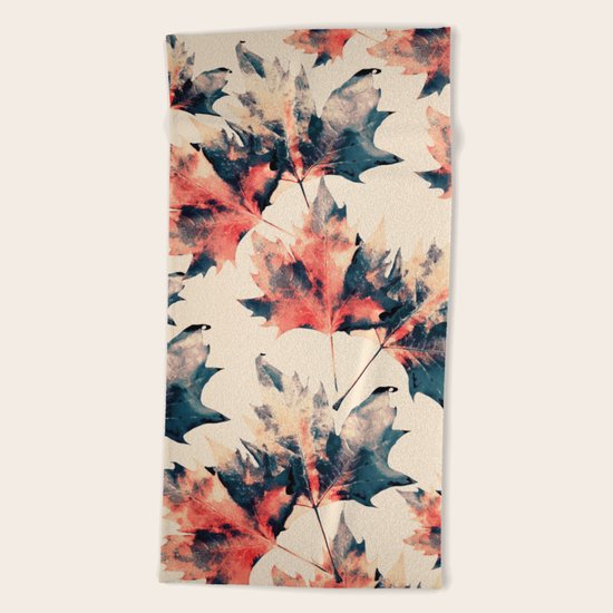 LEAVES 3 Beach Towel