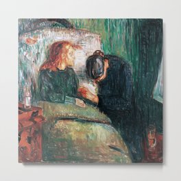 Edvard Munch - The Sick Child Metal Print | Thesickchild, Painting, Oil, Oiloncanvas, Edvardmunch, Canvas 