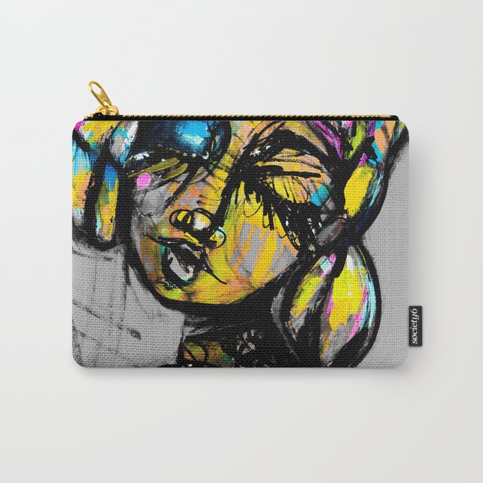 Lady Yellow Thinker Carry-All Pouch