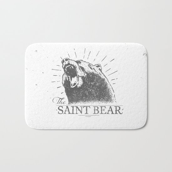 The Saint Bear Bath Mat