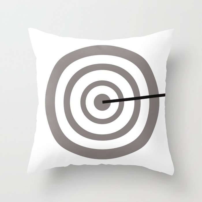 target black throw pillows
