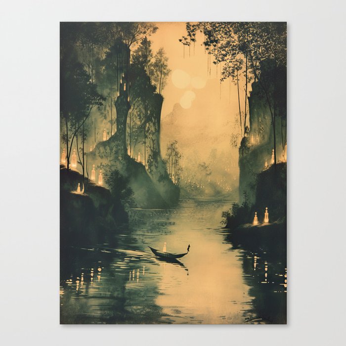 By This River Canvas Print