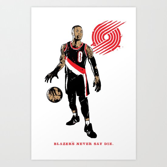 Undead Lillard Art Print