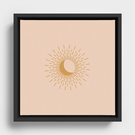 Sun&Moon Framed Canvas