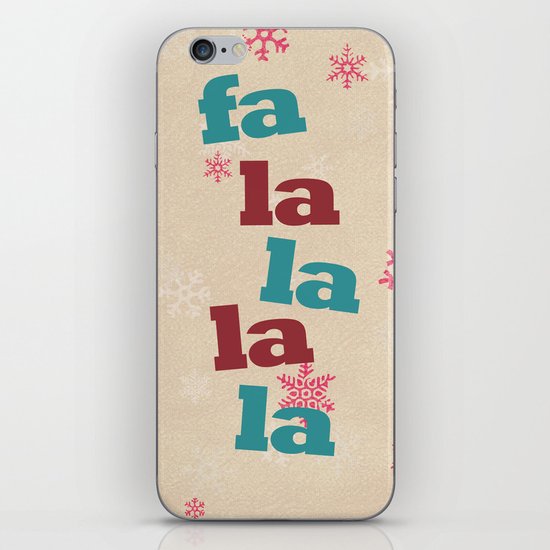 fa la la la la iPhone Skin