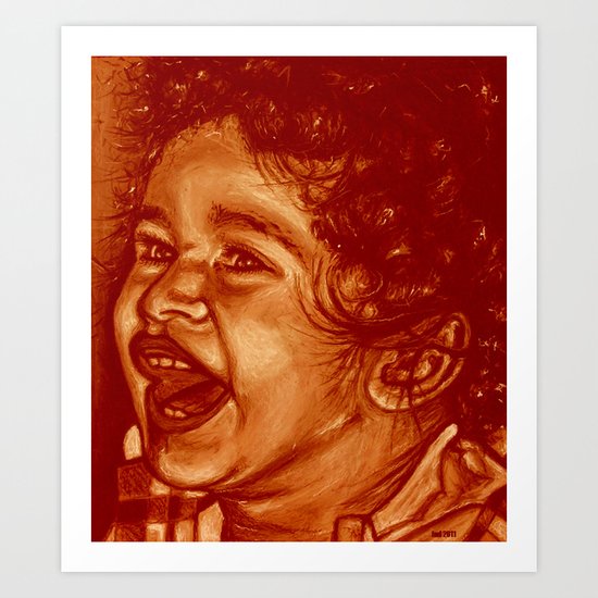lizandro-red! Art Print