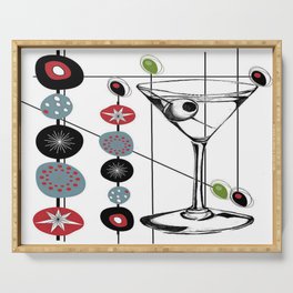 Mid-Century Modern Art Atomic Cocktail 3.0 Serving Tray