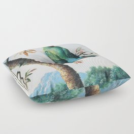 Bird Study Floor Pillow