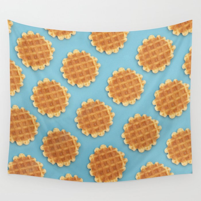 Waffle pattern Wall Tapestry