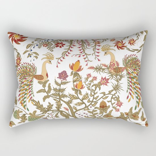 The garden of Eden. Birds. Rectangular Pillow