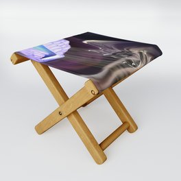 The Empty Grief Guardian Angel Rocking Chair Folding Stool
