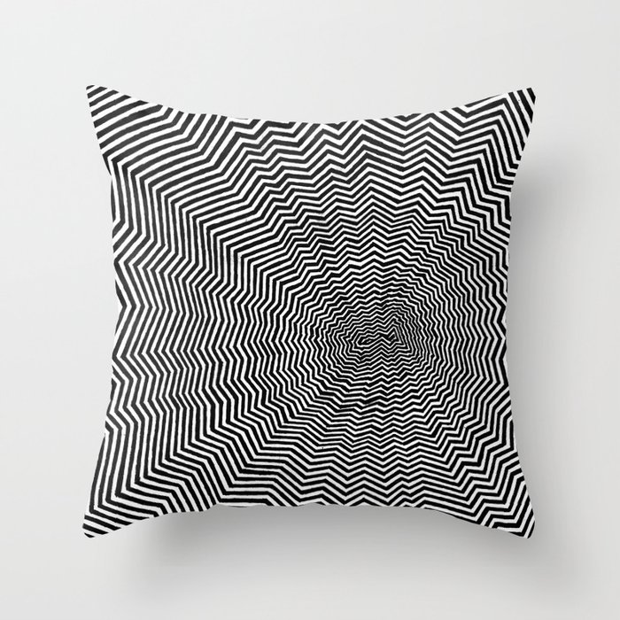 Line Drawing Throw Pillow