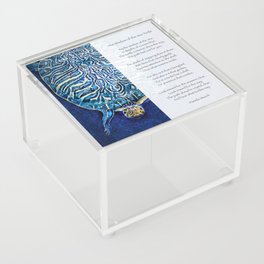 The Wisdom of the Sea Turtle Poem Acrylic Box