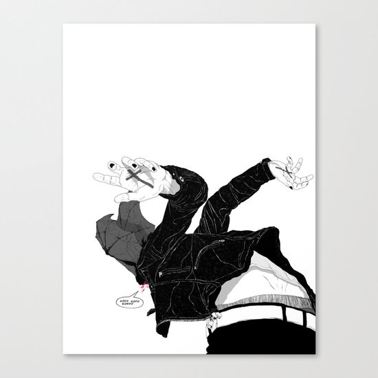 Cough it Up Canvas Print