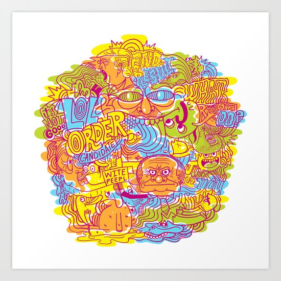 LOL & Order Art Print
