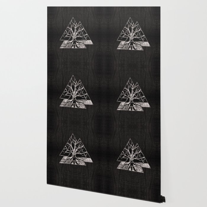 pic Yggdrasil Wallpaper valknut symbol and tree of life yggdrasil wallpaper by k9printart