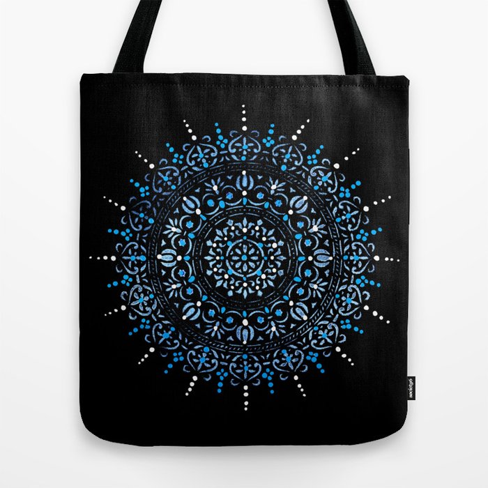 Bali Bliss mandala tote bag  Mandala Blooms Creative Inc.