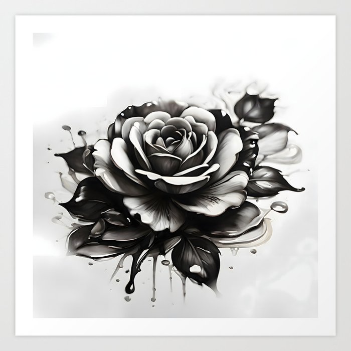 fantasy flower -02- Art Print