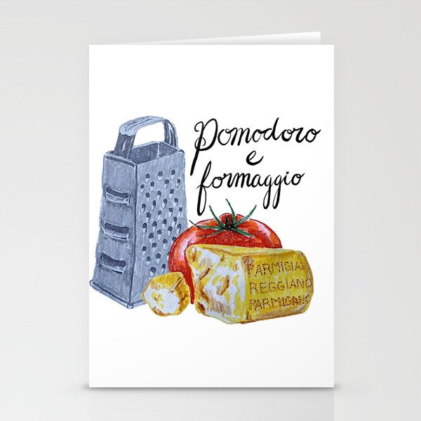Pomodoro e Formaggio Stationery Cards