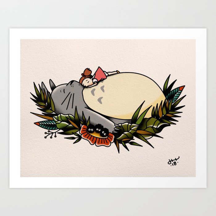 Afternoon Snooze Art Print