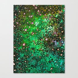 Rainbow Dotty Ocean 3 Green Lime Ombre Space Galaxy Colorful Polka