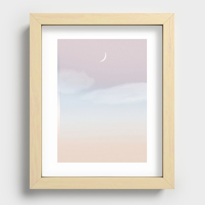 Moon... Recessed Framed Print