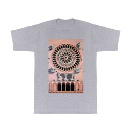 Assisi Cathedral T Shirt | Oiloncanvas, Painting, Cathedral, Oil, Italy, Architecture, Rosewindow, Assisi, Rosacea 