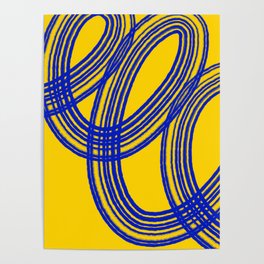 Contemporary Art. Abstract Art. Minimal Painting.  Poster