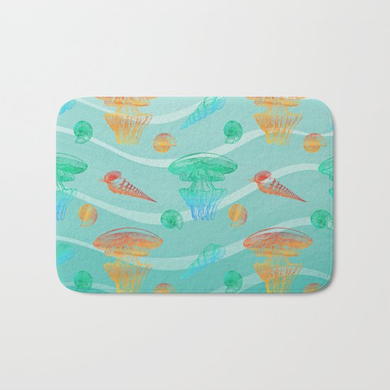 Marine Pattern 12 Bath Mat